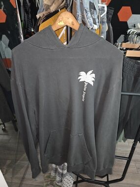 🌴Palm Angels Hooded Sweatshirt - Charcoal